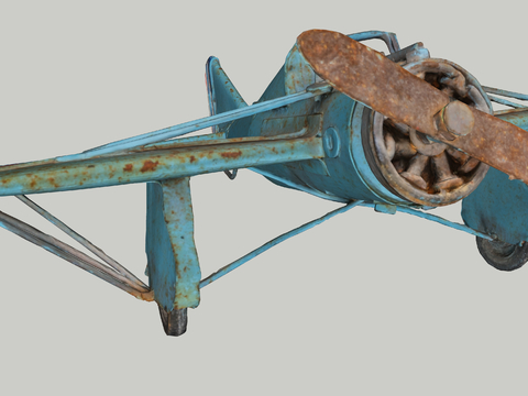  玩具飞机su模型 