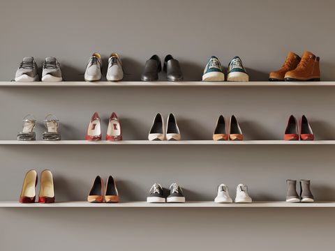  鞋子 皮鞋 高跟鞋 帆布鞋su模型 