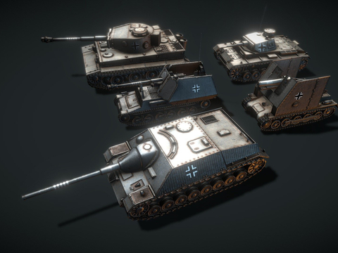  德国坦克su模型 