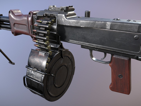  RPD轻机枪su模型 