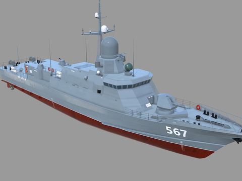  驱逐舰su模型 