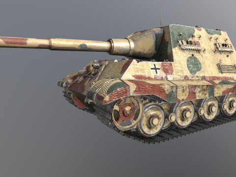  军事坦克 歼击车 装甲车su模型 