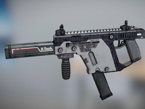  Kriss冲锋枪 枪支 枪械su模型 