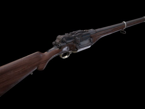  步枪 枪支 枪械su模型 