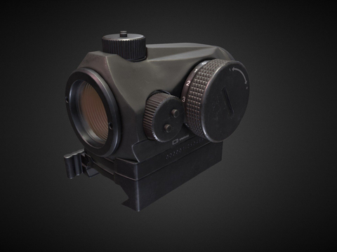  T1瞄准点 倍镜su模型 