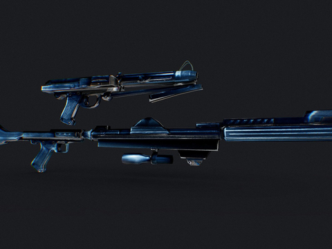  士兵枪 枪支 枪械su模型 