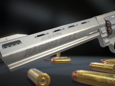  左轮手枪 枪支 枪械su模型 