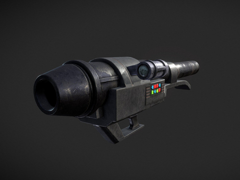  克隆兵火箭发射器su模型 