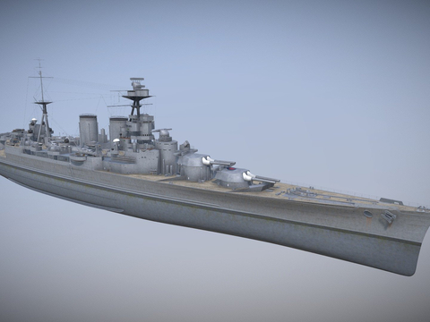  船巡逻舰su模型 