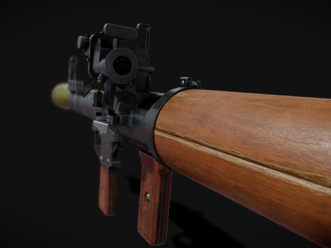  火箭发射器su模型 