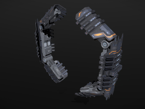  科幻跳跃门su模型 