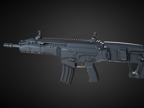  IWI Carmel步枪 枪支 枪械su模型 