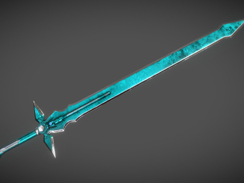  桐人的黑色回收者剑su模型 