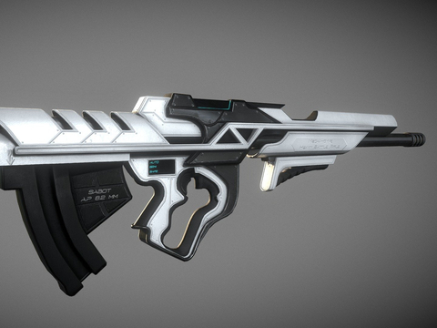  战斗步枪 枪支 枪械su模型 