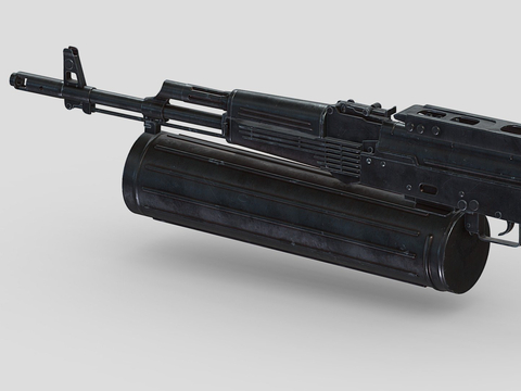  AK-74PP-19 野牛冲锋枪 枪支 枪械su模型 