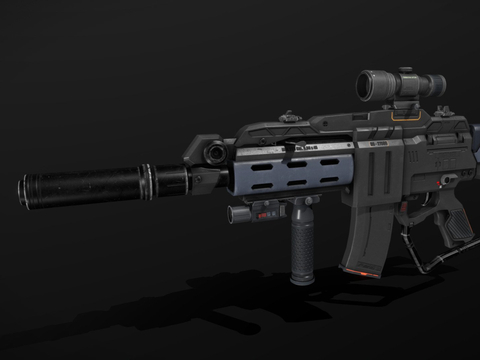  MK19步枪 枪支 枪械su模型 