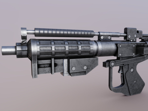  爆能步枪 枪支 枪械su模型 