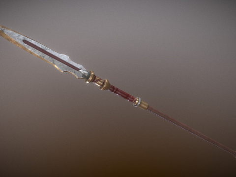  斯巴达长矛su模型 