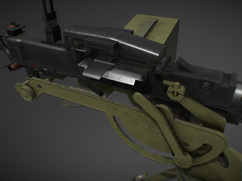  科幻步枪su模型 