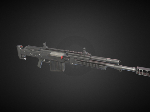  AK-50反器材步枪su模型 