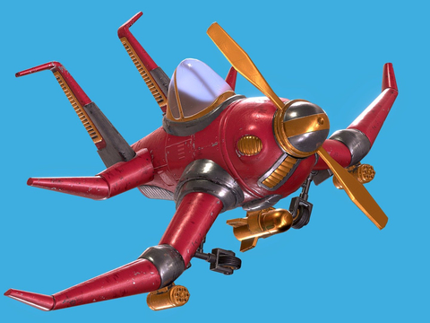  小轰炸机su模型 