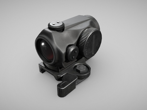  微型瞄准镜su模型 