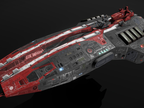  科幻飞行器 宇宙飞船su模型 