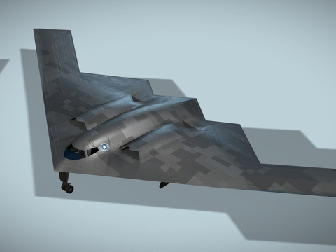  幽灵轰炸机 战斗机su模型 