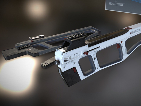  枪械配件 武器su模型 