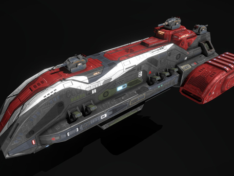  护卫舰 战列舰 船舰su模型 