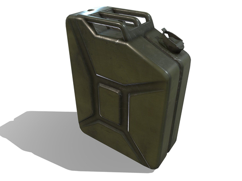  杰瑞罐 汽油罐su模型 