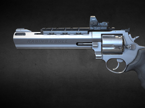  左轮手枪 枪支 枪械su模型 