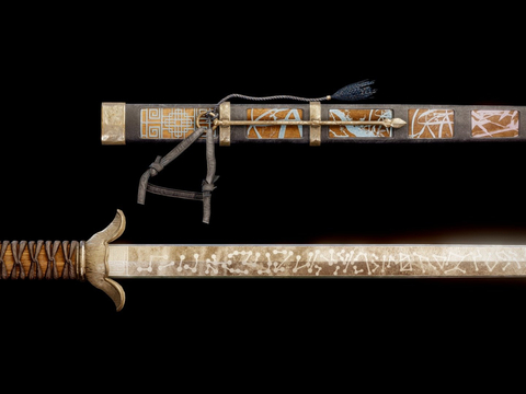  朝鲜短剑su模型 