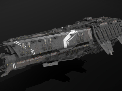  始祖战舰su模型 