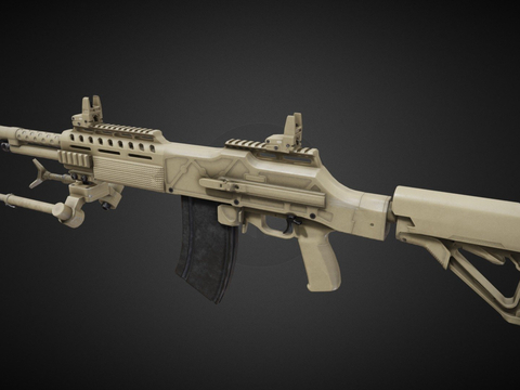  管制武器步枪su模型 