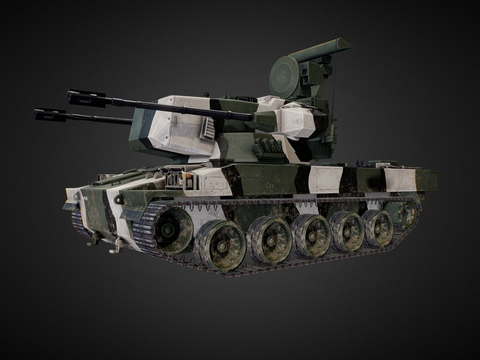  军事坦克 履带车 装甲车su模型 