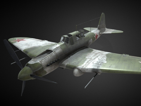  军事飞机 战斗机su模型 