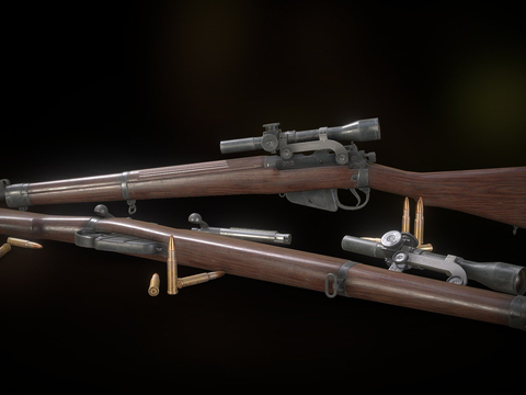  阻击步枪su模型 