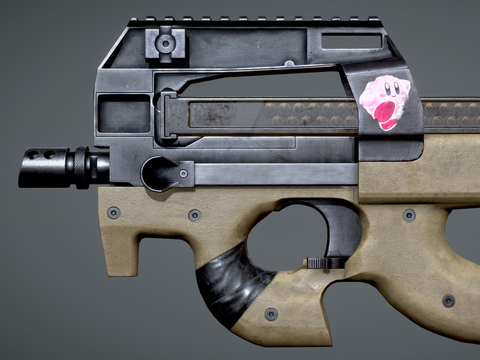  冲锋枪 枪支 枪械su模型 