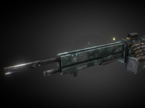  轻机枪 枪支 枪械su模型 