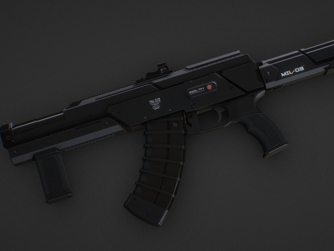  冲锋枪 枪支 枪械su模型 