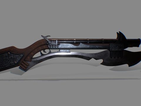  刀枪 枪械 武器su模型 