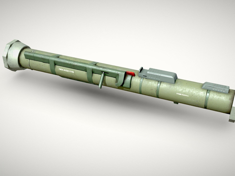  火箭筒 武器su模型 