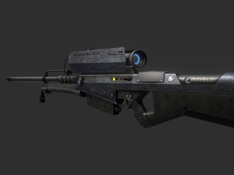  狙击步枪 枪支 枪械su模型 