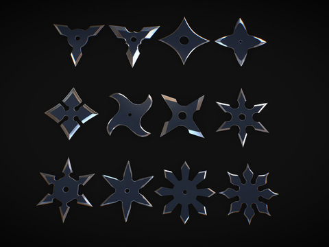  飞镖 武器su模型 