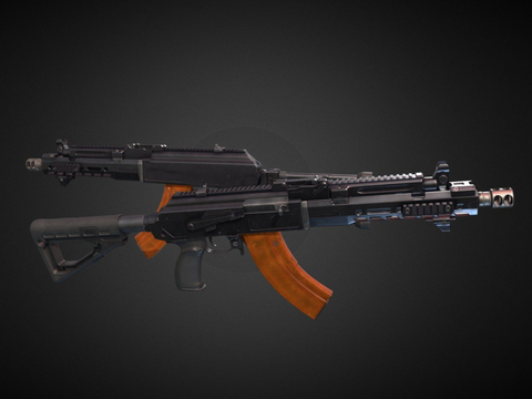  AK MB47 步枪 枪支 枪械su模型 