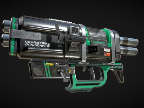  火箭发射器su模型 