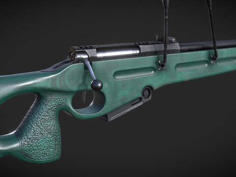  SV-98 狙击步枪 枪支 枪械su模型 