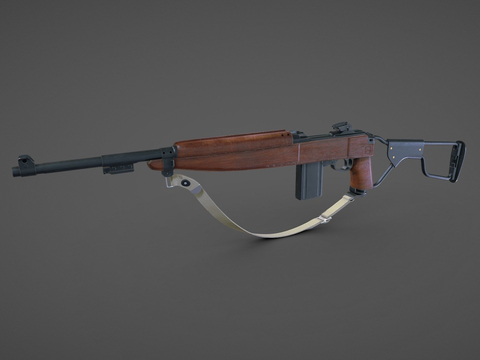 老式步枪 枪支 枪械su模型 