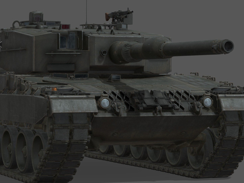  重型坦克 履带车 装甲车su模型 